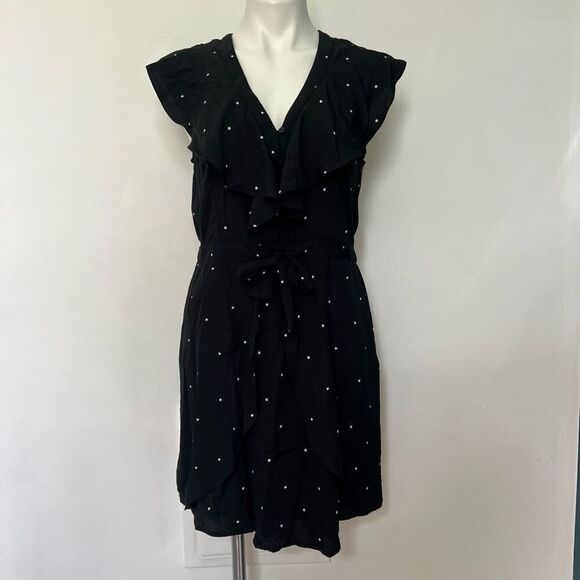 Stitch Fix Collective Concepts Tory Button detail Ruffle Star dress - Picture 1 of 15